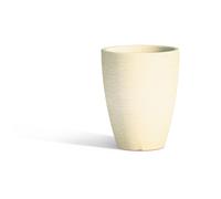 Vaso in Polimero Monacis Adone ROUND dimensioni 30x30x h 38 cm Capacità 17 Lt adatto interno esterno colore AVORIO