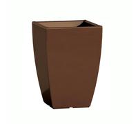 Vaso in Polimero Monacis PRISMA SQUARE da tavolo o da terra h 50 dimensioni 33x33x h 50 cm Capacità 32 Lt adatto interno esterno colore Marrone marrone