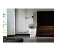 Vaso in Polimero Monacis PRISMA SQUARE da tavolo o da terra h 50 dimensioni 33x33x h 50 cm Capacità 32 Lt adatto interno esterno colore Bianco bianco