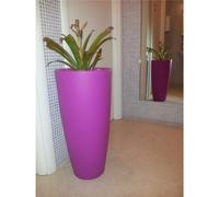 Vaso in Polimero Monacis STILO ROUND dimensioni 30x30x h 70 cm Capacità 12 Lt adatto interno esterno colore Viola viola