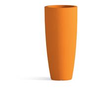 Vaso in Polimero Monacis STILO ROUND TOP dimensioni 40x34x h 90 cm Capacità 20 Lt adatto interno esterno colore ARANCIO arancione