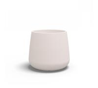 Vaso in Polimero TONDO GOCCIA dimensioni 65x65xh 55 cm Capacità 40 Lt adatto interno esterno colore bianco bianco