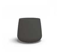 Vaso in Polimero TONDO GOCCIA dimensioni 65x65xh 55 cm Capacità 40 Lt adatto interno esterno colore Antracite aantracite