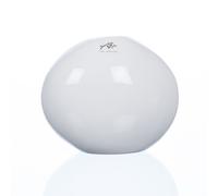 Vaso In Porcellana STONE Bianco H. 16Cm 19X12Cm Sandra Rich