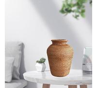 Vaso In Rattan Ramo Vaso Da Fiori Rustico Vaso In Vimini Mazzi Composizione