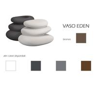 Vaso in resina a pietre svrapposte EDEN altezza cm. 47