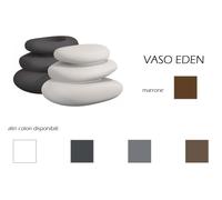 Vaso in resina a pietre svrapposte EDEN altezza cm. 47