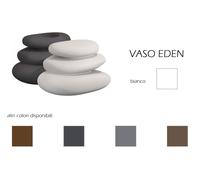 Vaso in resina a pietre svrapposte EDEN altezza cm. 47