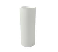 VASO IN RESINA ALTO 90 CM CON CACHE POT MODERNO RESINA GIARDINO INTERNO BIANCO