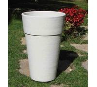 VASO IN RESINA CONICO CON BANDA CHIETI cofa40 Linea Vasar - Telcom Vari Colori