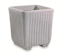 Vaso in resina effetto Granito Millerighe 50 cm.