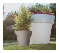 Vaso in resina Gemma in resina grigio d. 50cm mod. V1327 - Monacis