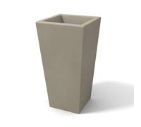 VASO RESINA ALTO QUADRATO ALTEZZA 90 CM REDDO INTERNO ED ESTERNI MADE IN ITALY