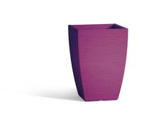 Vaso in resina quadrato ADONE altezza cm. 38