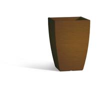 Vaso in resina quadrato ADONE altezza cm. 38
