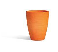 Vaso in resina tondo ADONE altezza cm. 38