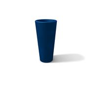 Vaso in Resina Tondo Moderno Ø45xh90 cm con Ripiano Cache-pot giardino terrazzo