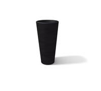 Vaso in Resina Tondo Moderno Ø45xh90 cm con Ripiano Cache-pot giardino terrazzo