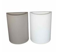 VASO in SUPER RESINA A MURO moderno liscio 45x22xH45/45x22xH65 cm arredo design