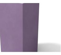 VASO in SUPER RESINA A MURO moderno liscio 45x22xH45/45x22xH65 cm arredo design
