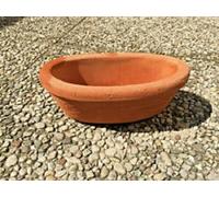 Vaso in terracotta lavorato a mano resistente al gelo cm 19x10 H7,5