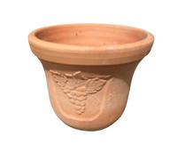 Vaso in terracotta lavorato a mano resistente al gelo diametro cm 26 H19.5