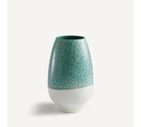 Vaso in terracotta smaltata bicolore, DOLO Blu TU