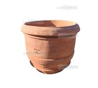 Vaso in terracotta toscana originale cm 60 per pianta albero Limone Ulivo fiori