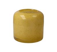 Vaso in vetro al limone, 11 cm, giallo