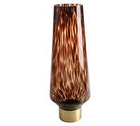 Vaso in vetro Amber Rain, marrone, 60 cm