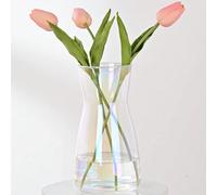 Vaso in vetro arcobaleno da 8 pollici, utilizzabile come decorazione centrale per tavoli, decorazione per interni domestici, stile moderno bohémien, adatto come regalo per matrimoni o per il nuovo app