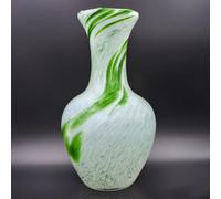 Vaso in Vetro di Murano Emma Verde Striato