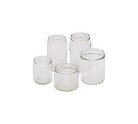 Vaso in Vetro per Alimenti Tipo 'Std' Contenitore Realizzato in Vetro CEE, Adatto per La Conservazione di Prodotti Alimentari. Imboccatura 'Twist off'. Colore Bianco.