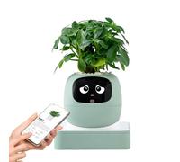 Vaso intelligente con assistente IA, guida alla cura delle piante con indicatori multipli, vaso per , per casa, ufficio, soggiorno, camera da , balcone, principianti, compleanno
