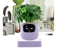 Vaso intelligente con assistente IA, guida alla cura delle piante con indicatori multipli - Vaso per piante carnivore, per interni, casa, ufficio, soggiorno, camera da letto, balcone, patio, San Vale