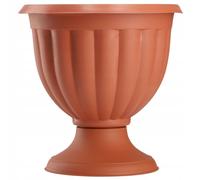 Vaso KADAX, ciotola di plastica, rotondo, 29 cm, terracotta