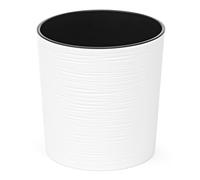 Vaso KADAX con inserto, vaso, vaso, 30 cm, bianco