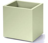 VASO KEBE QUADRO GREENER CM.40 CON RISERVA D'ACQUA VERDE RUOTE OASI