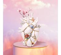 Vaso Kintsugi Love in Bloom SELETTI, colorato, porcellana, oro Seletti
