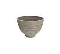 Vaso largo basso da giardino in fibra di argilla Ø45x32 cm Agapanto