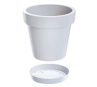 Vaso Lofly in plastica Bianco. 29,3 (lunghezza) x 29,3 (larghezza) x 27,1 (altezza) cm