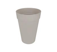Vaso Loft urban rotondo alto 42 cm grigio Grigio