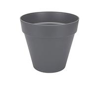 Elho Vaso da fiori rotondo in plastica Loft Urban Grigio antracite Ø 50 cm 48 l