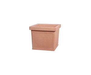 Vaso Lombardia Quadro 42 cm Terra di Siena