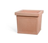 Vaso Lombardia Quadro 42 cm Terra di Siena