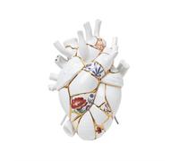 SELETTI Kintsuji Vaso Love in Bloom H 25 Bianco