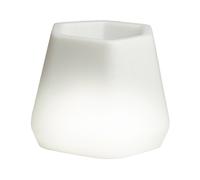 Vaso Luminoso da Giardino a LED 40x35x27 cm in Resina 5W Magnolia Bianco Freddo