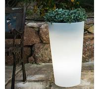 Vaso luminoso solare a led RGB e bianca vasi luminosi a batteria con telecomando