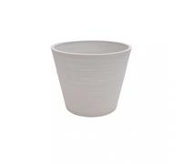 Vaso Medio Cetara in Fibra sintetica cm ø 35x33 Bianco VivaGarden