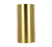 Vaso minimalista in metallo per mostrare composizioni floreali finitura ottone